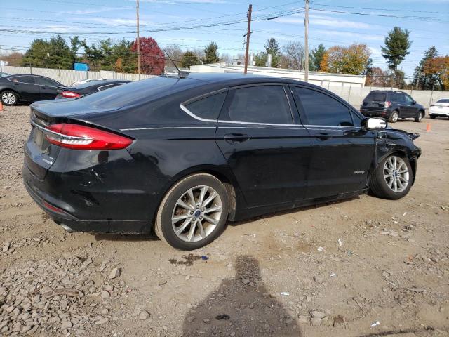 3FA6P0LU5HR244913 - 2017 FORD FUSION SE HYBRID BLACK photo 3