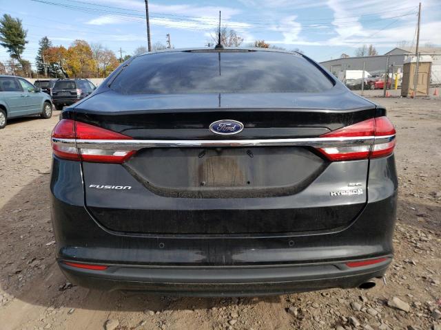 3FA6P0LU5HR244913 - 2017 FORD FUSION SE HYBRID BLACK photo 6