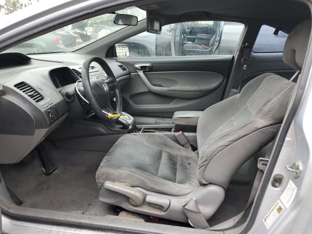 2HGFG12648H543681 - 2008 HONDA CIVIC LX SILVER photo 7