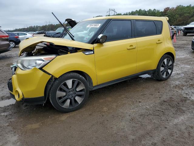 KNDJX3A5XE7039348 - 2014 KIA SOUL ! YELLOW photo 1