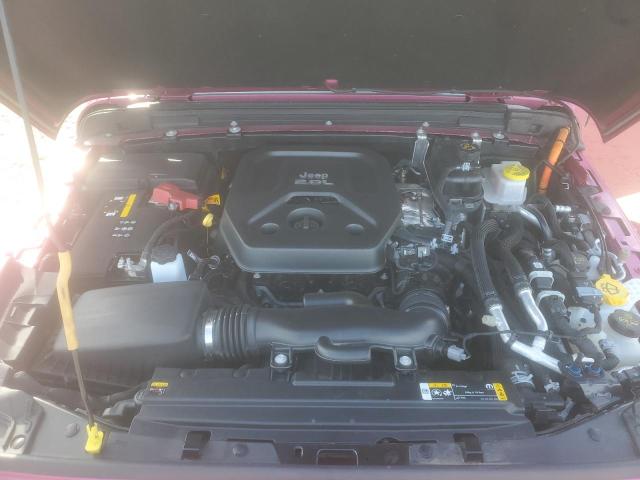 1C4JJXP60NW101628 - 2022 JEEP WRANGLER U SAHARA 4XE PINK photo 11