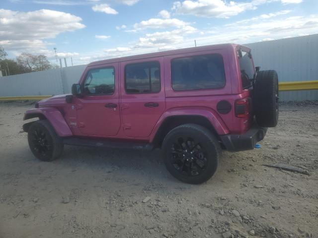 1C4JJXP60NW101628 - 2022 JEEP WRANGLER U SAHARA 4XE PINK photo 2