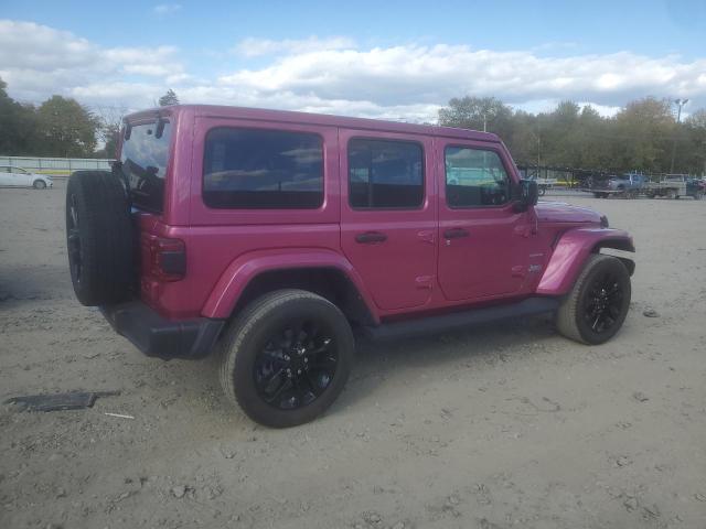 1C4JJXP60NW101628 - 2022 JEEP WRANGLER U SAHARA 4XE PINK photo 3