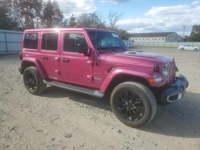 1C4JJXP60NW101628 - 2022 JEEP WRANGLER U SAHARA 4XE PINK photo 4