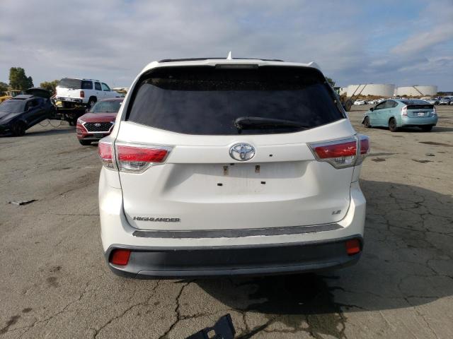 5TDZKRFH6GS171278 - 2016 TOYOTA HIGHLANDER LE WHITE photo 6