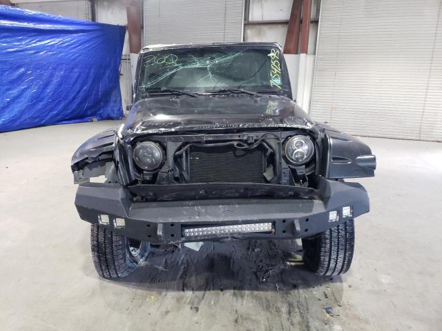 1J4FA24178L501638 - 2008 JEEP WRANGLER X BLACK photo 5