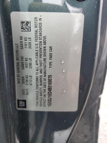 1G6DJ1ED4B0168679 - 2011 CADILLAC CTS PERFORMANCE COLLECTION Grafit fotoğraf 12