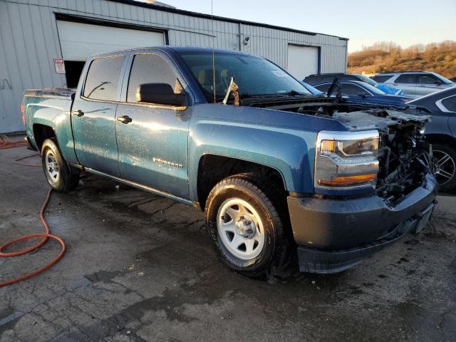 3GCPCNEH3JG174501 - 2018 CHEVROLET SILVERADO C1500 BLUE photo 4