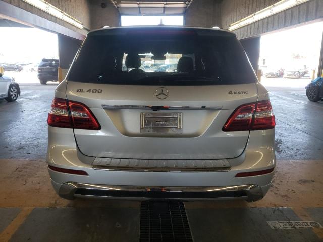 4JGDA5GB7FA474948 - 2015 MERCEDES-BENZ ML 400 4MATIC SILVER photo 6