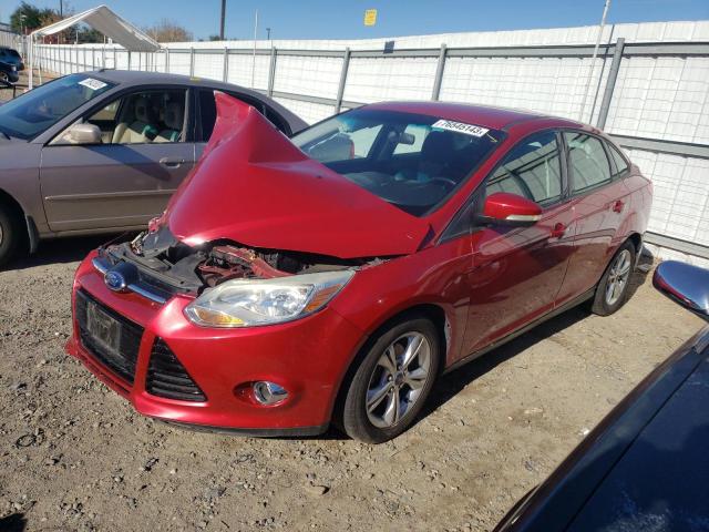 1FAHP3F21CL429892 - 2012 FORD FOCUS SE RED photo 1