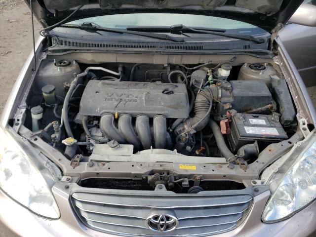 1NXBR32E03Z034232 - 2003 TOYOTA COROLLA CE SILVER photo 11