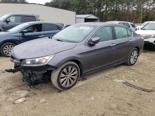 1HGCR3F87DA025674 - 2013 HONDA ACCORD EXL GRAY photo 1