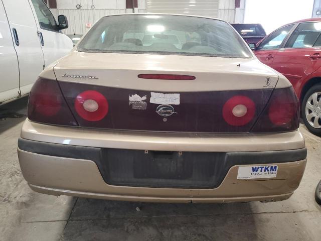 2G1WF52E949163121 - 2004 CHEVROLET IMPALA TAN photo 6