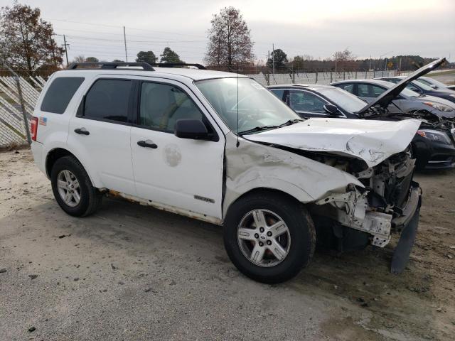 1FMCU59H88KC38276 - 2008 FORD ESCAPE HEV WHITE photo 4