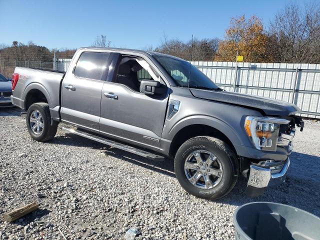 1FTFW1ED6MFC19140 - 2021 FORD F150 SUPERCREW GRAY photo 4