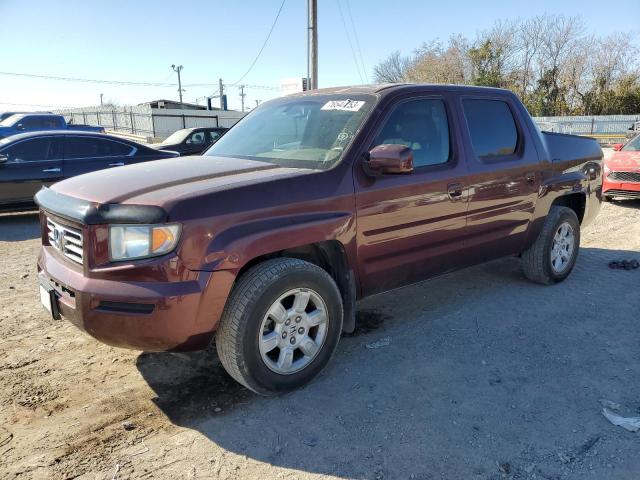 2HJYK16557H527250 - 2007 HONDA RIDGELINE RTL BURGUNDY photo 1