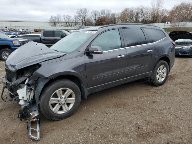 1GNKRGKD2EJ354392 - 2014 CHEVROLET TRAVERSE LT BLACK photo 1