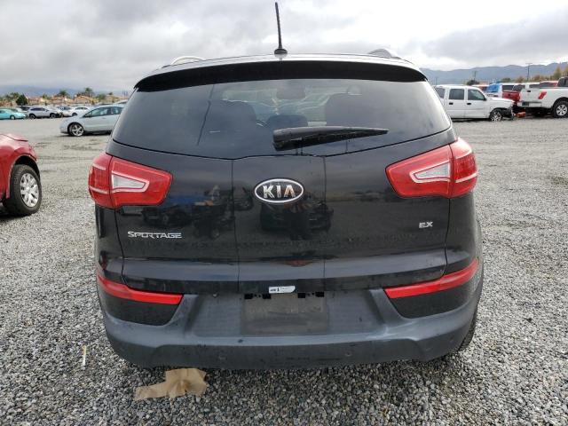 KNDPC3A21C7259969 - 2012 KIA SPORTAGE EX BLACK photo 6