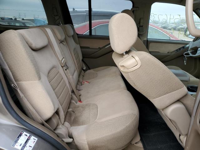 5N1AR18W06C619502 - 2006 NISSAN PATHFINDER LE TAN photo 10