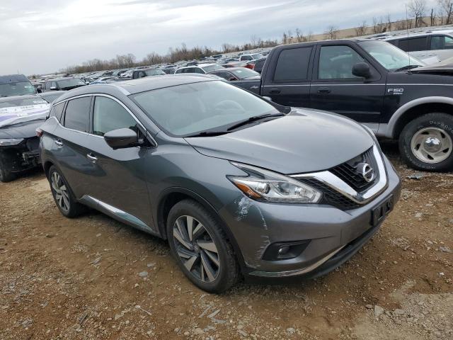 5N1AZ2MH3JN158502 - 2018 NISSAN MURANO S GRAY photo 4