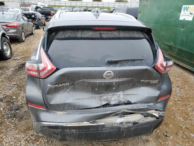 5N1AZ2MH3JN158502 - 2018 NISSAN MURANO S GRAY photo 6