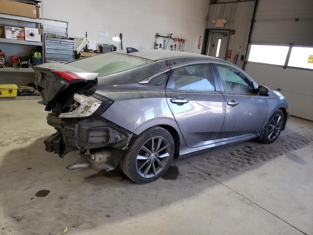 JHMFC1F73KX011515 - 2019 HONDA CIVIC EXL GRAY photo 3