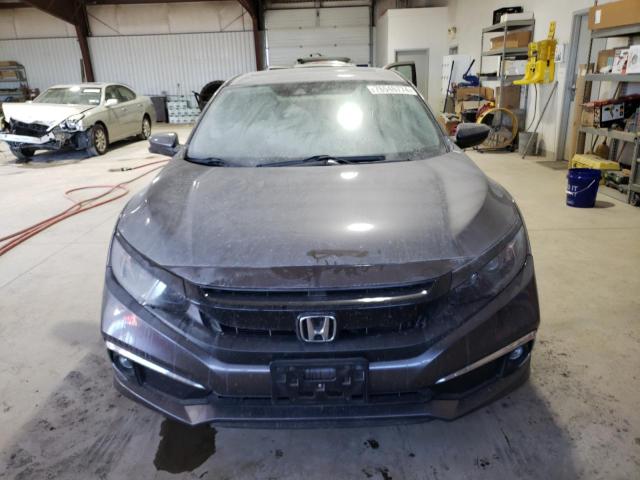 JHMFC1F73KX011515 - 2019 HONDA CIVIC EXL ნაცრისფერი ფოტო 5