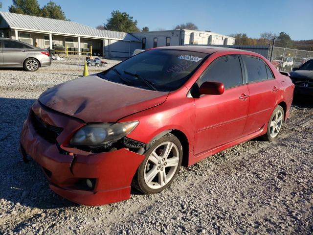 1NXBE4EE9AZ234410 - 2010 TOYOTA COROLLA XRS RED photo 1