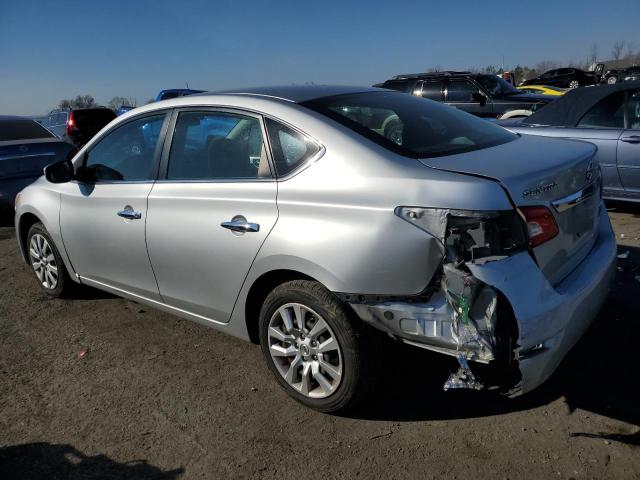 3N1AB7AP5FY294953 - 2015 NISSAN SENTRA S SILVER photo 2