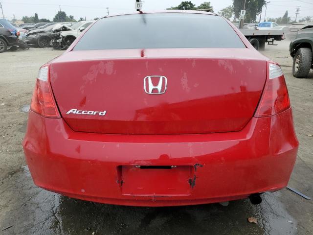 1HGCS12368A013105 - 2008 HONDA ACCORD LX-S RED photo 6