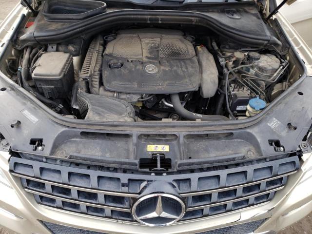 4JGDA5HB1CA016476 - 2012 MERCEDES-BENZ ML 350 4MATIC GOLD photo 11