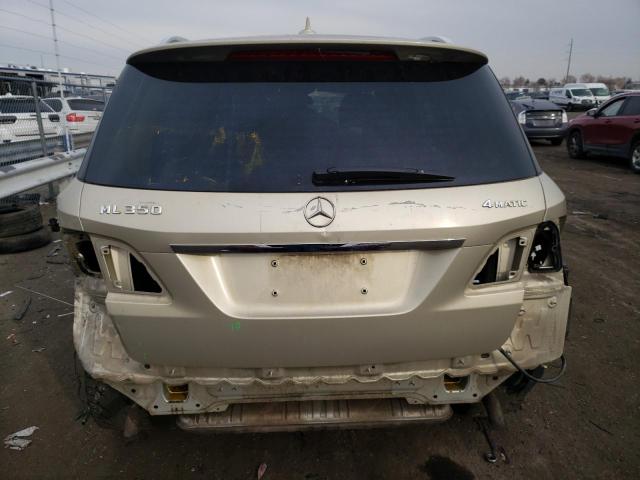 4JGDA5HB1CA016476 - 2012 MERCEDES-BENZ ML 350 4MATIC GOLD photo 6