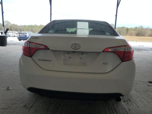 2T1BURHE0EC080074 - 2014 TOYOTA COROLLA L WHITE photo 6