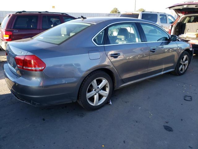 1VWBS7A36EC112941 - 2014 VOLKSWAGEN PASSAT SE GRAY photo 3