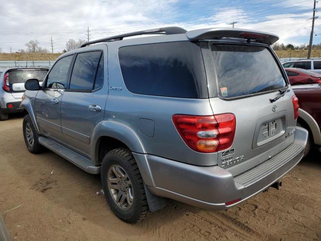 5TDBT48A34S232079 - 2004 TOYOTA SEQUOIA LIMITED GRAY photo 2