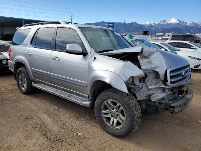 5TDBT48A34S232079 - 2004 TOYOTA SEQUOIA LIMITED GRAY photo 4