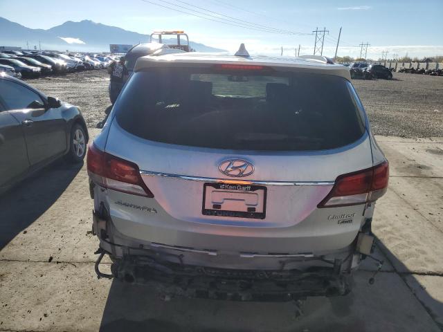 KM8SNDHFXHU194854 - 2017 HYUNDAI SANTA FE SE SILVER photo 6