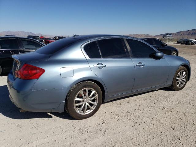 JNKBV61F48M271369 - 2008 INFINITI G35 BLUE photo 3