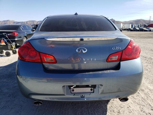 JNKBV61F48M271369 - 2008 INFINITI G35 BLUE photo 6