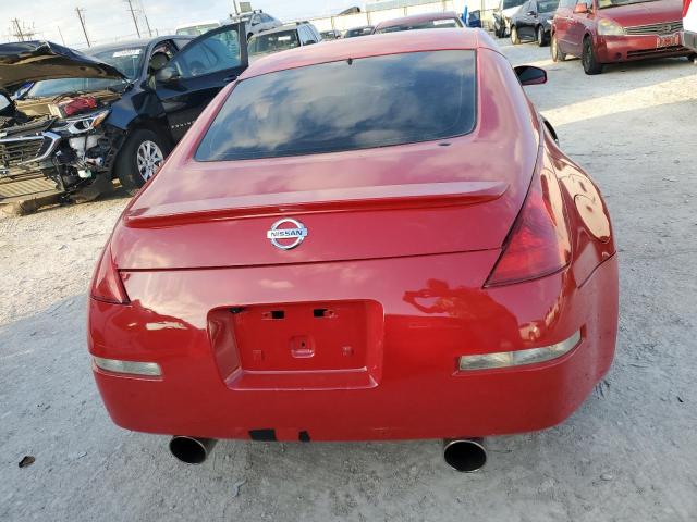 JN1AZ34D65M606091 - 2005 NISSAN 350Z COUPE RED photo 6