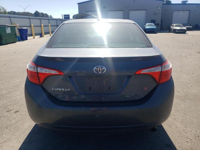 2T1BURHE7EC072120 - 2014 TOYOTA COROLLA L GRAY photo 6