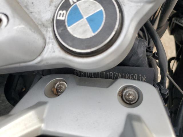 WB1044001BZW18693 - 2011 BMW R1200 RT GRAY photo 9