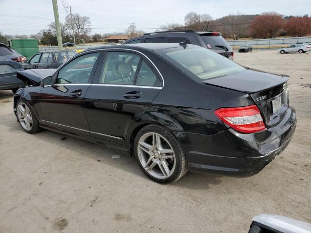 WDDGF5GB2BF535564 - 2011 MERCEDES-BENZ C 350 BLACK photo 2