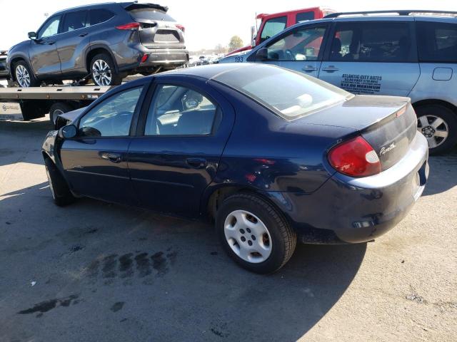 1P3ES46C6YD870297 - 2000 PLYMOUTH NEON BASE 蓝色 照片 2