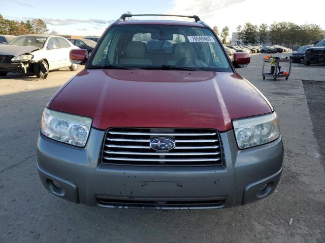 JF1SG67636H753068 - 2006 SUBARU FORESTER 2.5X LL BEAN RED photo 5