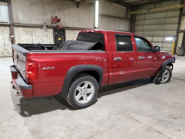 1D7RW3GP4AS119899 - 2010 DODGE DAKOTA SXT RED photo 3