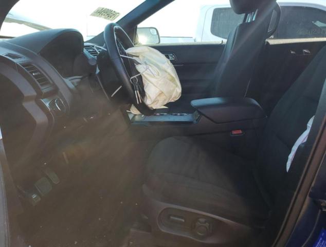 1FM5K8AR5GGC36944 - 2016 FORD EXPLORER POLICE INTERCEPTOR BLUE photo 7