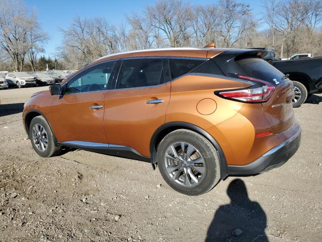 5N1AZ2MH4GN166259 - 2016 NISSAN MURANO S ORANGE photo 2