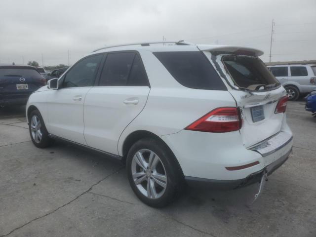 4JGDA5HB7EA320530 - 2014 MERCEDES-BENZ ML 350 4MATIC WHITE photo 2