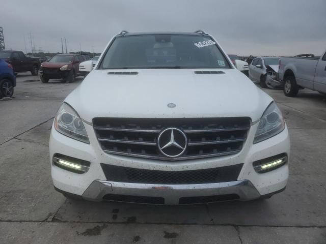 4JGDA5HB7EA320530 - 2014 MERCEDES-BENZ ML 350 4MATIC WHITE photo 5